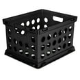 Sterilite File Crate, Plastic, Black, Set of 6