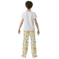 thumbnail image 5 of FORMRS Kids Pajama Pants with Pockets Size 9-10Y Boys Lounge Sleep Bottoms, Birds Tea Time, 5 of 8