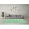 thumbnail image 3 of Ahgly Company Indoor Rectangle Abstract Light Blue Modern Area Rugs, 3' x 5', 3 of 4