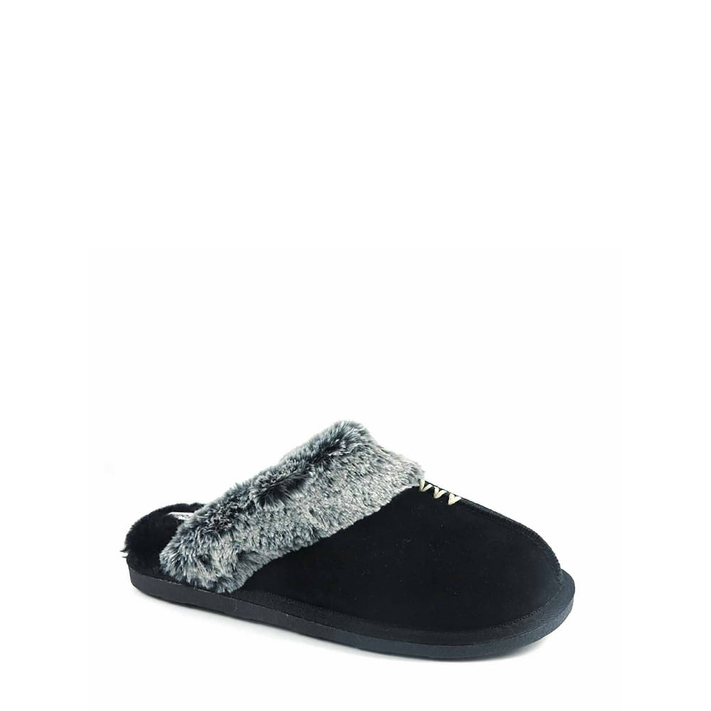 secret treasures classic suede clog slipper