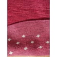 thumbnail image 6 of Rugsotic Carpets Hand Knotted Loom Wool 10'x10' Round Area Rug Contemporary Red L00530, 6 of 9