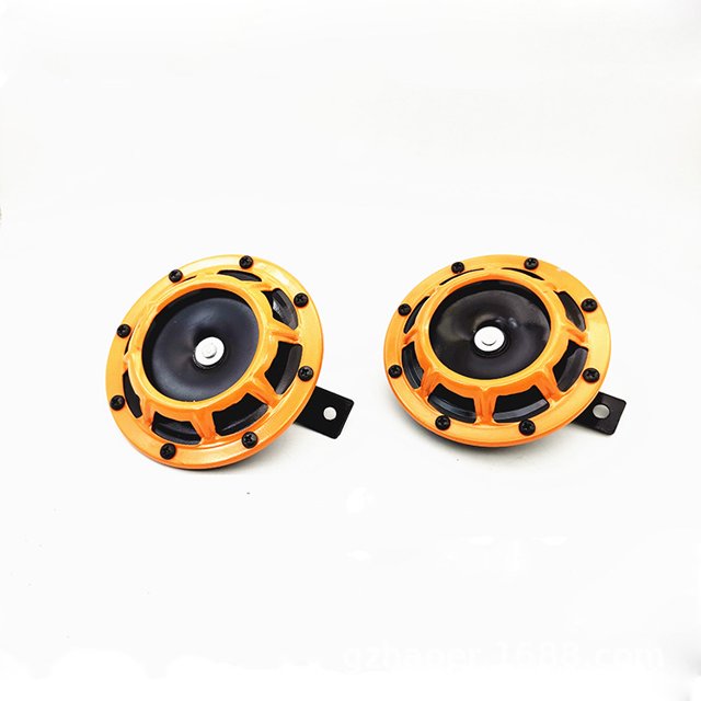 Bocina de alta potencia con cubierta de cinta múltiple de 12 V para modificación de automóviles y motocicletas, bocina eléctrica con silbato