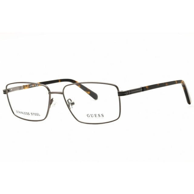 Guess GU50061 009 Men's Matte Gunmetal Metal Full Rim Eyeglasses