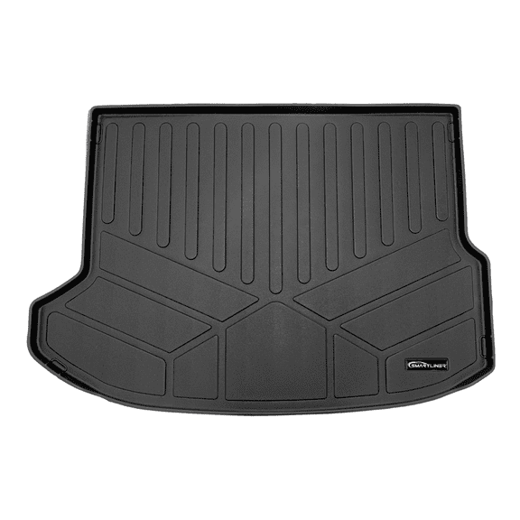 SMARTLINER All Weather Protection Custom Fit Black Cargo Liner Compatible With 2024 Kia Seltos with Cargo Area in Upper Position with Subwoofer (No SX Turbo Models)