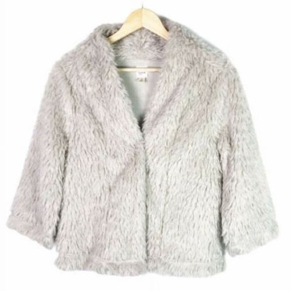 Dylan Teddy Bear Fleece Forever Snap Jacket, Stone, Large
