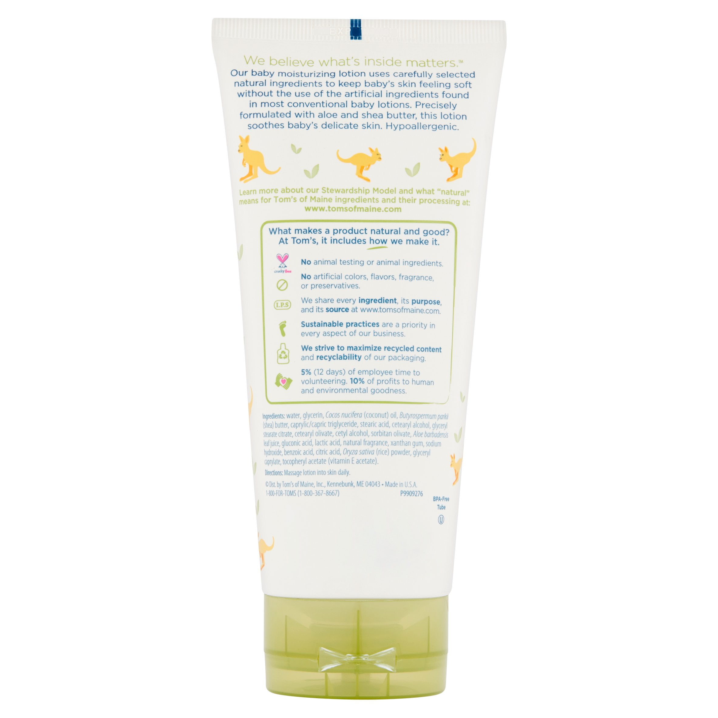 Toms baby sale lotion