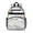 White Gray Rose, variant on Teal Gold Marble Pattern Backpack for School,Cute School Bag,Schoolbag with Adjustable Shoulder Straps & Padded Back,15.25"x11.5"x5.25"