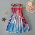 thumbnail image 7 of Utoimkio Clearance 4th of July Baby Girl Outfits Overalls Star and Striped Patriotic Dress Independence Day Sleeveless Princess Dresses American Flag Print Summer Clothes, 7 of 7