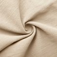 thumbnail image 5 of ibuvkizy Shirts for Men Summer Short Sleeve with Button Down Solid Color Casual Tops Beige,L, 5 of 7