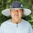 thumbnail image 5 of Sombrero con circunferencia de cabeza grande, talla grande, cabeza grande, cara grande, sombrero para el sol grande, sombrero de pescador para hombres, sombrero para el sol, 5 of 5