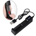 thumbnail image 4 of Estuche para de baterías 18650, ranura inconfundible, adaptador de inteligente de carga USB de plástico ABS para baterías recargables, 4 of 6