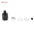 thumbnail image 1 of 3.17/4/5/6/8Mm Axle Motor Shaft Coupler Sleeve Saw Blade Coupling Chuck Adapter, 1 of 7