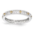 thumbnail image 1 of Bague en Argent Sterling Stackable Expressions Citrine Taille 10, 1 of 3