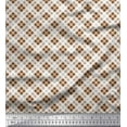 thumbnail image 1 of Soimoi Cotton Voile Fabric Diagonal Check Decor Fabric Printed Yard 42 Inch Wide, 1 of 5
