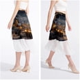 thumbnail image 4 of Christmas Stylish Chiffon Summer Dress for Women - Lightweight Beach Dresses with Polyester Straps, 4 of 6