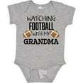 thumbnail image 3 of Inktastic Watching Football with My Grandma Boys or Girls Baby Bodysuit, 3 of 5