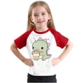 thumbnail image 4 of RXIRUCGD 2025 Vêtements d'Été pour Enfants Tout-Petits Garçons Filles Mode Mignon Col Rond Imprimé Manches Courtes Haut, 4 of 7