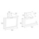 thumbnail image 2 of BALAHAPY Soporte De Papel Higiénico De Metal Negro Con Anti Salpicaduras Para Y Cocina, 2 of 8