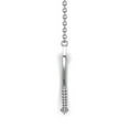 thumbnail image 3 of SuperJeweler 0.15 Carat Diamond Arrow Necklace in Sterling Silver, 18 Inches for Women, 3 of 5