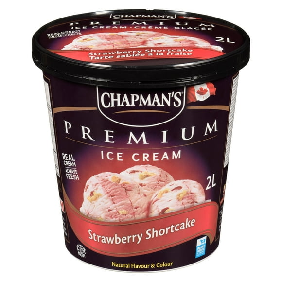 Chapman's Premium Strawberry Shortcake Ice Cream, 2L