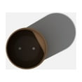thumbnail image 4 of Veradek Pure Series Kona 10" Plastic Planter - Espresso, 4 of 8