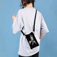 thumbnail image 3 of Johnny Hallyday Phone Pouch with Lanyard, Exquisite Pattern Print Crossbody Bag Shoulder Bag Mobile PhoneCase 3.3, 3 of 10