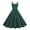 Green, variant on Joernso Vintage Women Dress A-line Big Swing Solid Color Backless Spaghetti Strap 50s Bow Decor Prom Cocktail Party Wedding Midi Dress Evening Dress