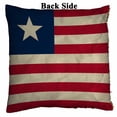 thumbnail image 2 of PKQWTM Liberia paper flag Reversible Mermaid Cushion Cover Home Decor Sequin Pillow Case Size 16x16 inches, 2 of 2