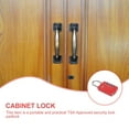 thumbnail image 5 of KONTONTY 1Set TSA Approved Tool Box Lock 3 Combination Red, 5 of 8
