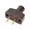 Brown, variant on B&P Lamp Brand Early Art Deco Bakelite Style Straight Blade Plug, Polarized, Brown (48580B)