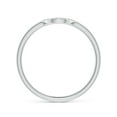 thumbnail image 2 of ANGARA Lab Grown Diamond U-Shaped Wedding Ring for Women in 14K White Gold (Size-1mm| Color-F-G| Clarity-VS) | April Birthstone, Birthday, Anniversary, Jewelry Gift for Women | Lab-Grown Diamond Ring, 2 of 6