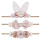 thumbnail image 1 of Juego de 3 diademas con forma de conejito en forma de flor para bebés y niñas, 1 of 7