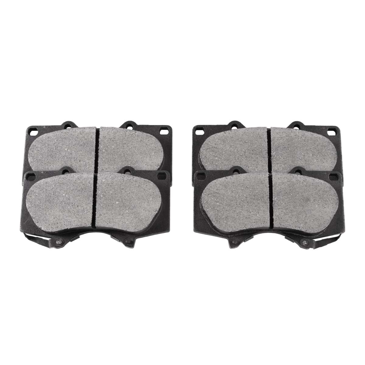 Front Brake Disc And Pad Kit – Ceramic, Fits 2004–2010 Toyota Sienna & 2005–2006 Camry, 5-Lug, 2-Wheel Set