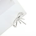 thumbnail image 5 of Unique Bargains 1 Pc Ponytail Buckle Hair Clip Hollow Bow Hair Ponytail Cuff for Women Silver Tone, 5 of 6