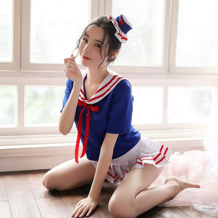 ZUYPSK Women Schoolgirls Cat Ears Panties Japanese Anime Underwear