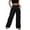 Black, variant on Female Women Pants Casual Womens Pants Petite Short Length Women's Baggy Cargo Pants Clothing Pocket Relaxed Fit Jeans Fairy Clothes Alt Streetwear S