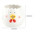 thumbnail image 3 of 2pcs Chick Egg White Separator Egg Separator Ceramic Egg Separator Home Egg Yolk Separator, 3 of 6