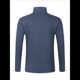 thumbnail image 5 of Sudadera Informal de Larga con Cuello Alto y Cremallera de un Cuarto para Hombre Azul Océano 4XL, 5 of 9