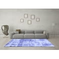 thumbnail image 3 of Ahgly Company Indoor Rectangle Abstract Blue Modern Area Rugs, 4' x 6', 3 of 4