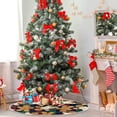 thumbnail image 4 of FMSHPON Holiday Gingerbread Xmas Christmas Tree Skirt Stand Mat for Holiday Party Decoration Indoor Outdoor 36 inches, 4 of 6