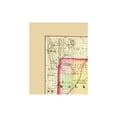 thumbnail image 4 of Historic County Map - Kalkaska County Michigan - Walling 1873 - Vintage Wall Art, 4 of 4