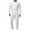 White, variant on Njoeus Men's Tracksuit 2 Piece Sweatsuit Set Long Sleeve Pullover Athletic Sports Casual Jogging Suit for Men Big & Tall (M-5XL)