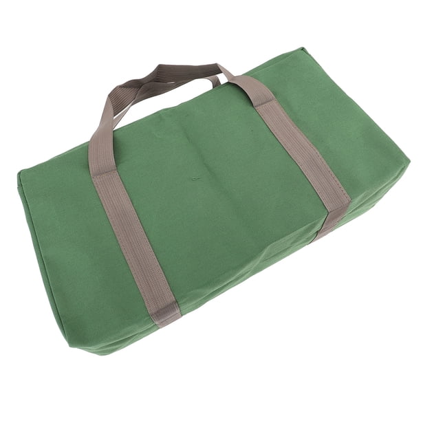 Bolsa De Herramientas De Boca Ancha, Bolsa De Herramientas Para Electricista Con Correa De Hombro Ajustable, Bolsa De Transporte De Herramientas De Lona Impermeable De Gran
