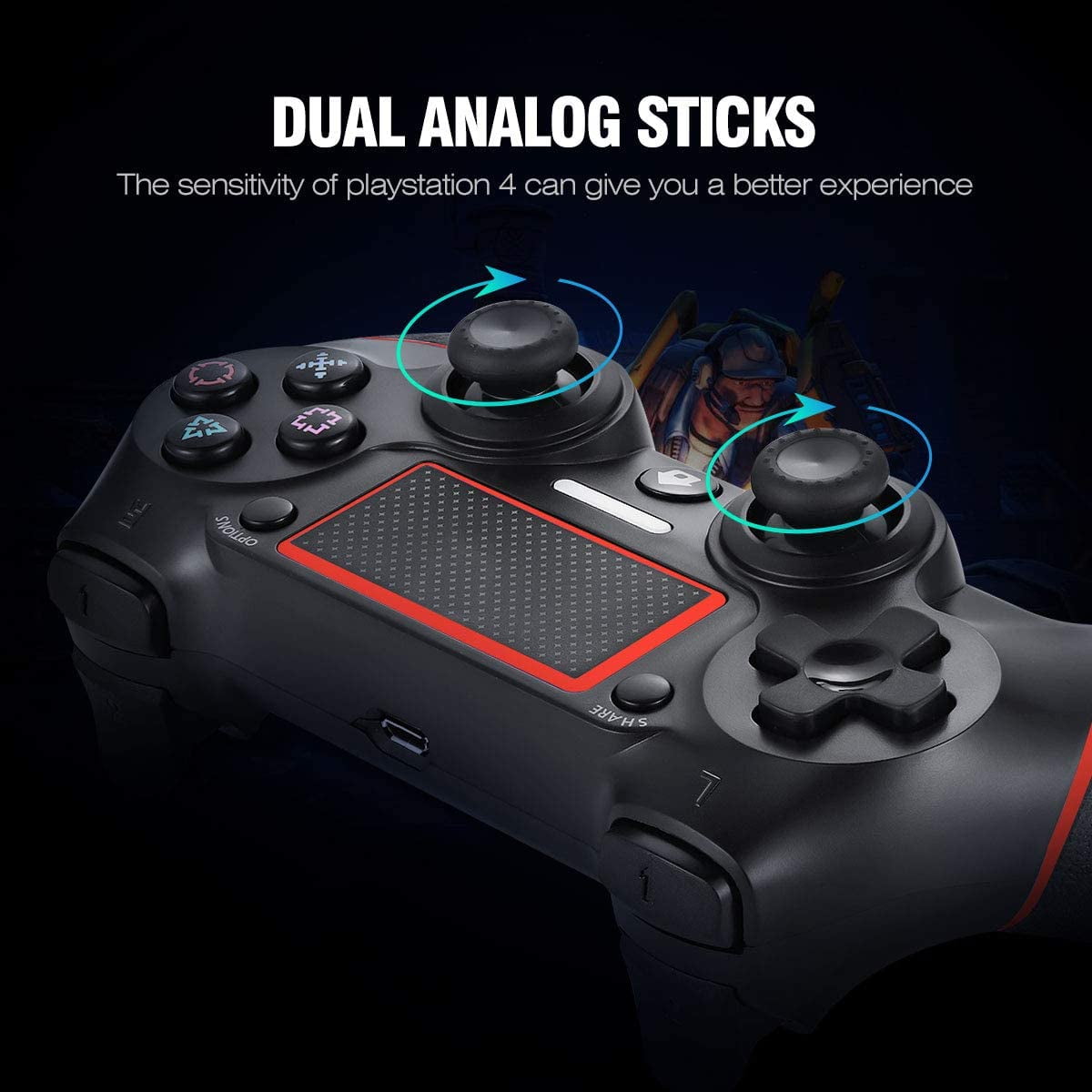 ps4 controller orda wireless gamepad