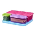 thumbnail image 1 of Rubbermaid 1866736 LunchBlox Kids Flat Lunch Box Container Set, Assorted Colors, 1 of 5