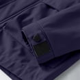 thumbnail image 5 of Men's Tactical Softshell Hooded Jacket, Windproof Waterproof Loose Casual Sport Rain Coat with Multi Snap Pockets, Outdoor Outerwear for Commuting Hiking Camping Purple, 5 of 8