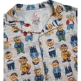 thumbnail image 3 of Quad Seven Boys Pajama Set Classic Button Down Sleep Shirt and Pajama Pants Sleepwear Set 2 Piece, 3 of 7