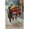 thumbnail image 2 of Carol Singing By Hilda Dix Sandford Poster Print By Mary Evans Picture Librarypeter & Dawn Cope Collection, 2 of 4