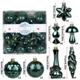 thumbnail image 3 of 28Pcs Christmas Ball Ornaments, Green Hanging Spherical Pendants, Shatterproof Tree Decorations for Christmas Tree Home Party Wreath Garland, Holiday Baubles, 3 of 6