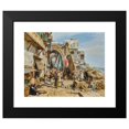 thumbnail image 2 of Gustav Bauernfeind 24x20 Black Modern Framed Museum Art Print Titled - Procession in Jaffa (1890), 2 of 5